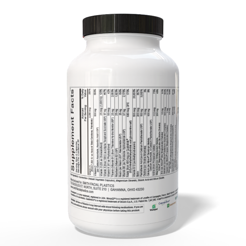Plastic Daily Essentials Multivitamin Daily Essentials – Shop-Smith Facial Plastics Wellness